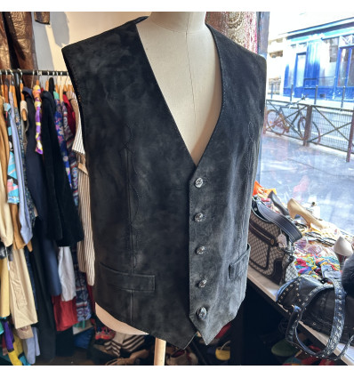 Gilet sans manches bi-matière Gucci homme taille S (mixte)