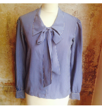 Blouse soie Saint-Laurent vintage taille 34