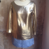 Top lamé Saint-Laurent taille 38