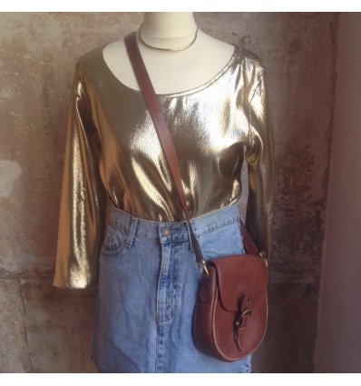 Top lamé Saint-Laurent taille 38