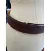 Ceinture Hermes vintage T68 cuir grainé marron