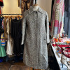 Manteau Burberrys vintage laine chinée TS