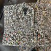 Manteau Burberrys vintage laine chinée TS