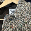 Manteau Burberrys vintage laine chinée TS