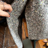 Manteau Burberrys vintage laine chinée TS