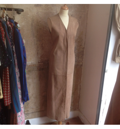 Robe Hermès vintage en peau