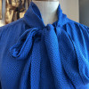 Blouse Saint-Laurent rive gauche pois lavalliere