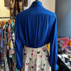 Blouse Saint-Laurent rive gauche pois lavalliere