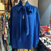 Blouse Saint-Laurent rive gauche pois lavalliere