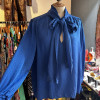 Blouse Saint-Laurent rive gauche pois lavalliere