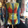 Rare Top Mesh cyber dots Jean Paul Gaultier TM