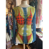Rare Top Mesh cyber dots Jean Paul Gaultier TM