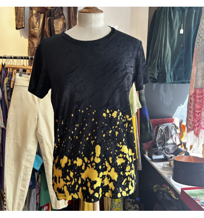 Top velours dévoré tricot Comme des Garçons