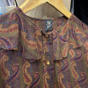 Blouse soie Emanuel Ungaro vintage TS imprimé cachemire
