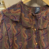Blouse soie Emanuel Ungaro vintage TS imprimé cachemire