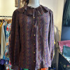 Blouse soie Emanuel Ungaro vintage TS imprimé cachemire