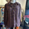 Blouse soie Emanuel Ungaro vintage TS imprimé cachemire
