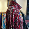 Blouse Lanvin vintage soie imprimé folk T40