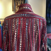 Blouse Lanvin vintage soie imprimé folk T40