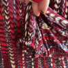 Blouse Lanvin vintage soie imprimé folk T40