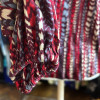 Blouse Lanvin vintage soie imprimé folk T40