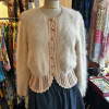 Pull mohair vintage rose dragée TS/M
