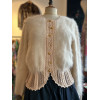 Pull mohair vintage rose dragée TS/M