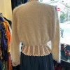 Pull mohair vintage rose dragée TS/M