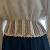 Pull mohair vintage rose dragée TS/M