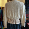 Pull mohair vintage rose dragée TS/M