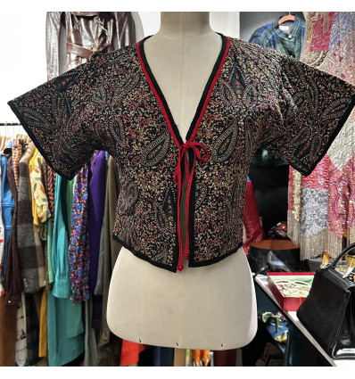 Gilet sans manches matelassé Emanuel Ungaro vintage