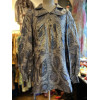 Blouse Gudule 70's lamée argent TS