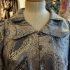 Blouse Gudule 70's lamée argent TS