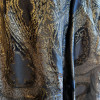 Blouse Gudule 70's lamée argent TS