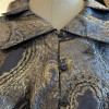 Blouse Gudule 70's lamée argent TS