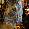 Blouse Gudule 70's lamée argent TS