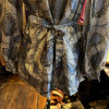 Blouse Gudule 70's lamée argent TS