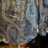 Blouse Gudule 70's lamée argent TS