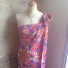 Robe vintage Saint-Laurent soie fleurs