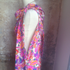 Robe vintage Saint-Laurent soie fleurs