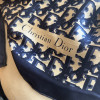 Carré Christian Dior monogramme marine