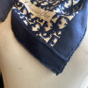 Carré Christian Dior monogramme marine