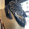 Carré Christian Dior monogramme marine