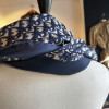 Carré Christian Dior monogramme marine