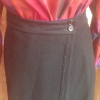 Jupe Saint-Laurent vintage noire T36