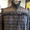 Blouse Louis Feraud vintage soie froufrou T38