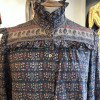 Blouse Louis Feraud vintage soie froufrou T38