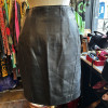 Jupe cuir Jean Claude Jitrois vintage TS
