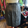 Jupe cuir Jean Claude Jitrois vintage TS