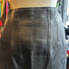 Jupe cuir Jean Claude Jitrois vintage TS